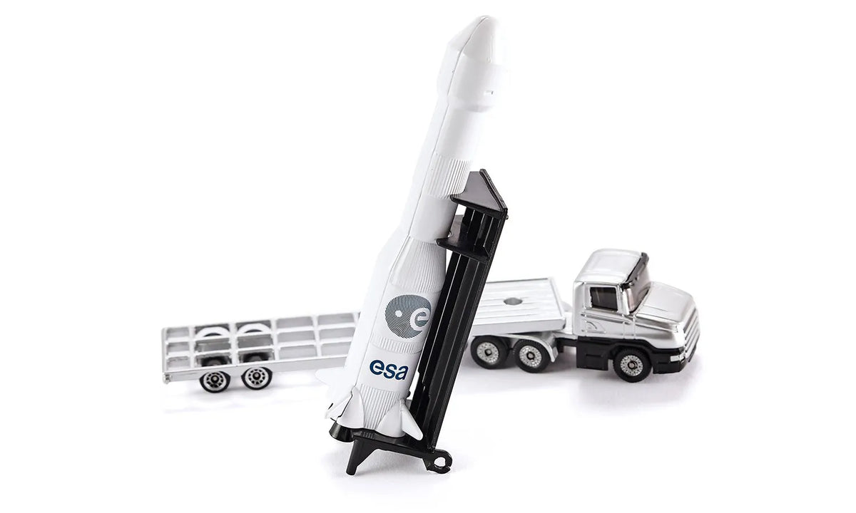Siku Low Loader with Rocket 1:87