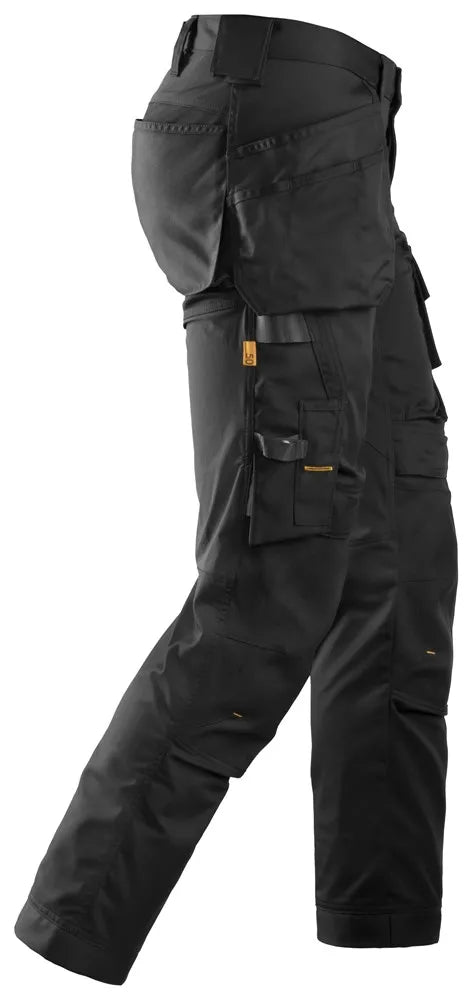Snickers 6241 AllRoundWork Stretch Trousers Holster Pockets - Black
