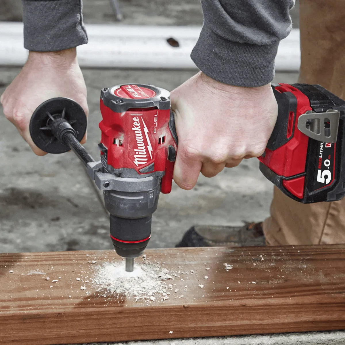 Milwaukee M18 18V Fuel Combi Drill and Impact Wrench Kit