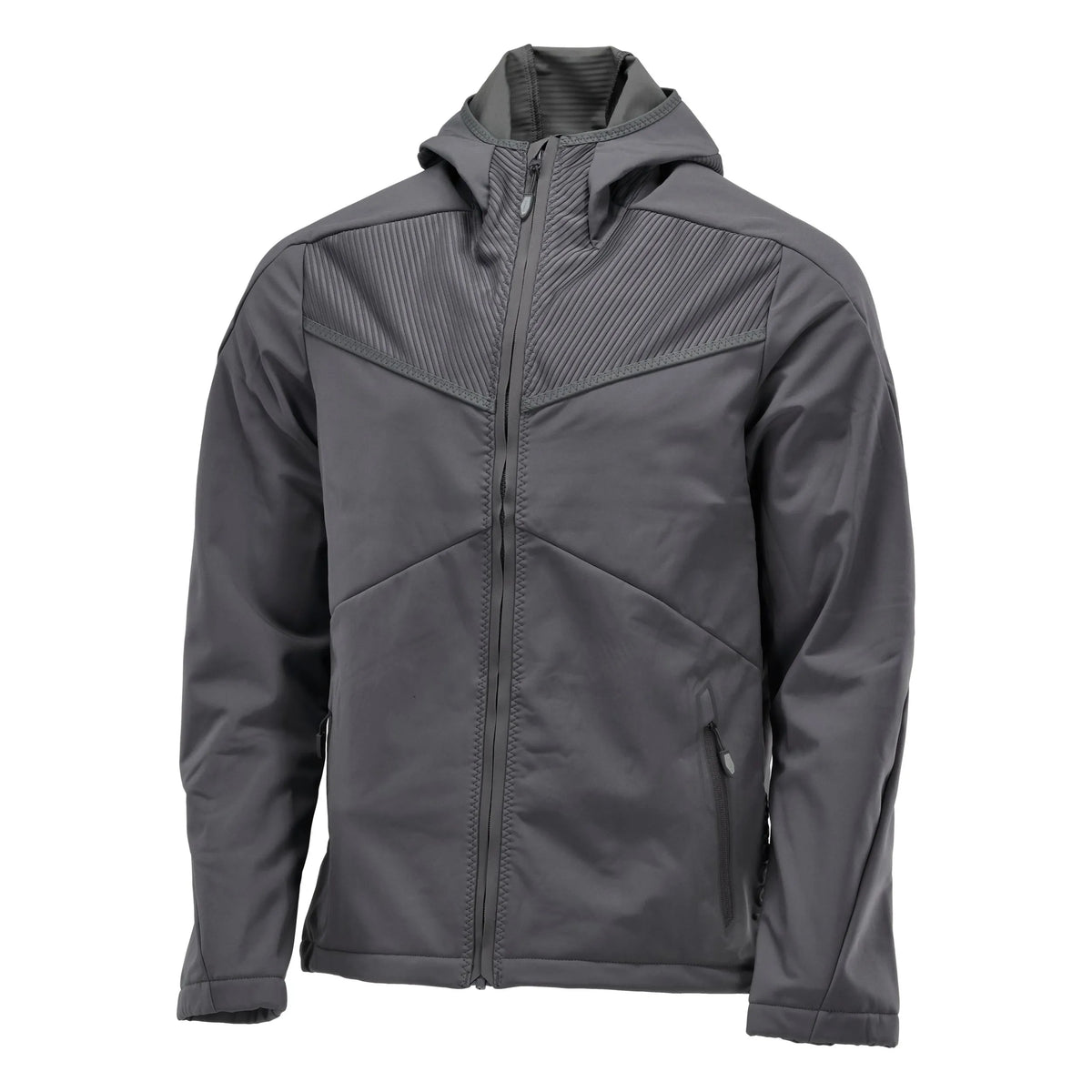Mascot Water-Repellent Softshell Grey Jacket with A Hood