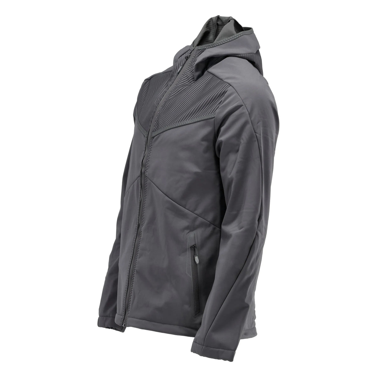 Mascot Water-Repellent Softshell Grey Jacket with A Hood