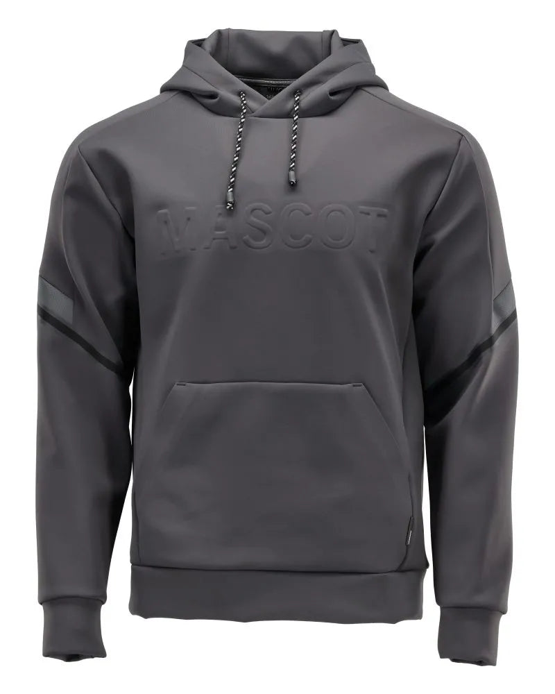 Mascot Water-Repellent Fleece Hoodie-Grey