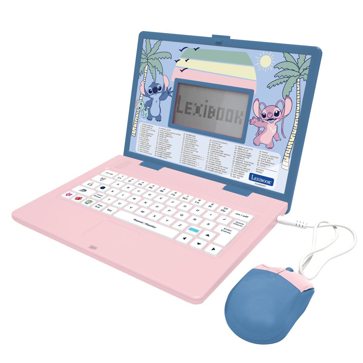 Disney Stitch Bilingual Educational Laptop
