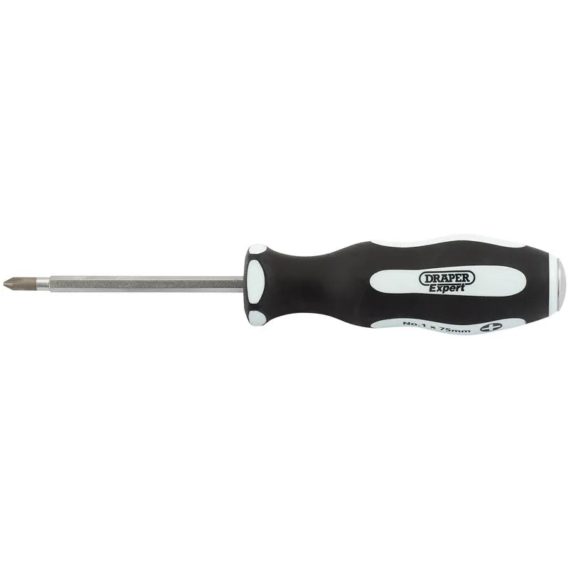 Draper Pound Thru' Cross Slot No:3 x 150mm Soft Grip Screwdriver
