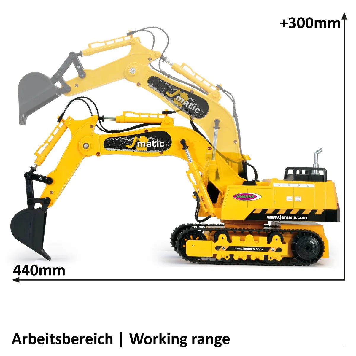 Jamara Excavator J-Matic 1:27 2.4GHz 4+2 Channel