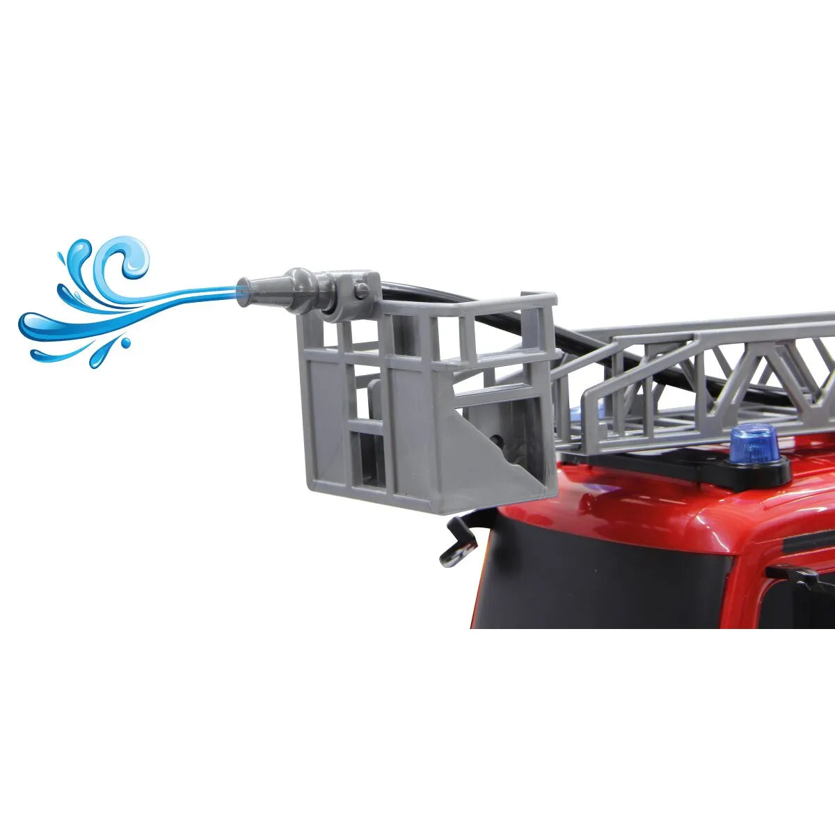 Jamara Mercedes-Benz Antos Fire Truck with Turnable Ladder 1:20 2.4GHz