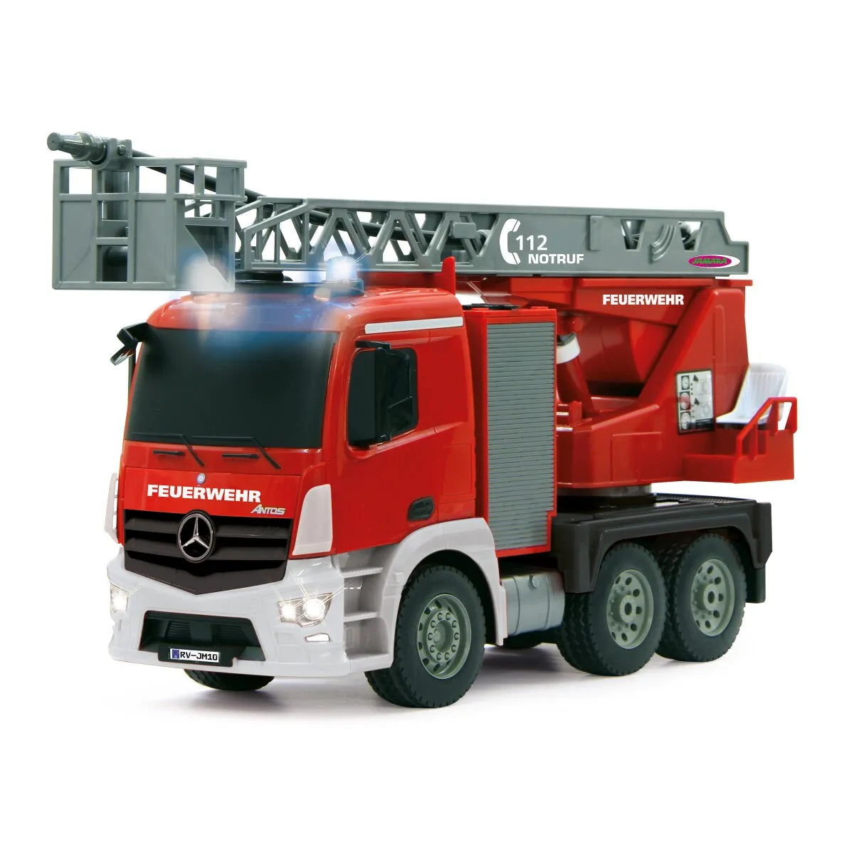 Jamara Mercedes-Benz Antos Fire Truck with Turnable Ladder 1:20 2.4GHz