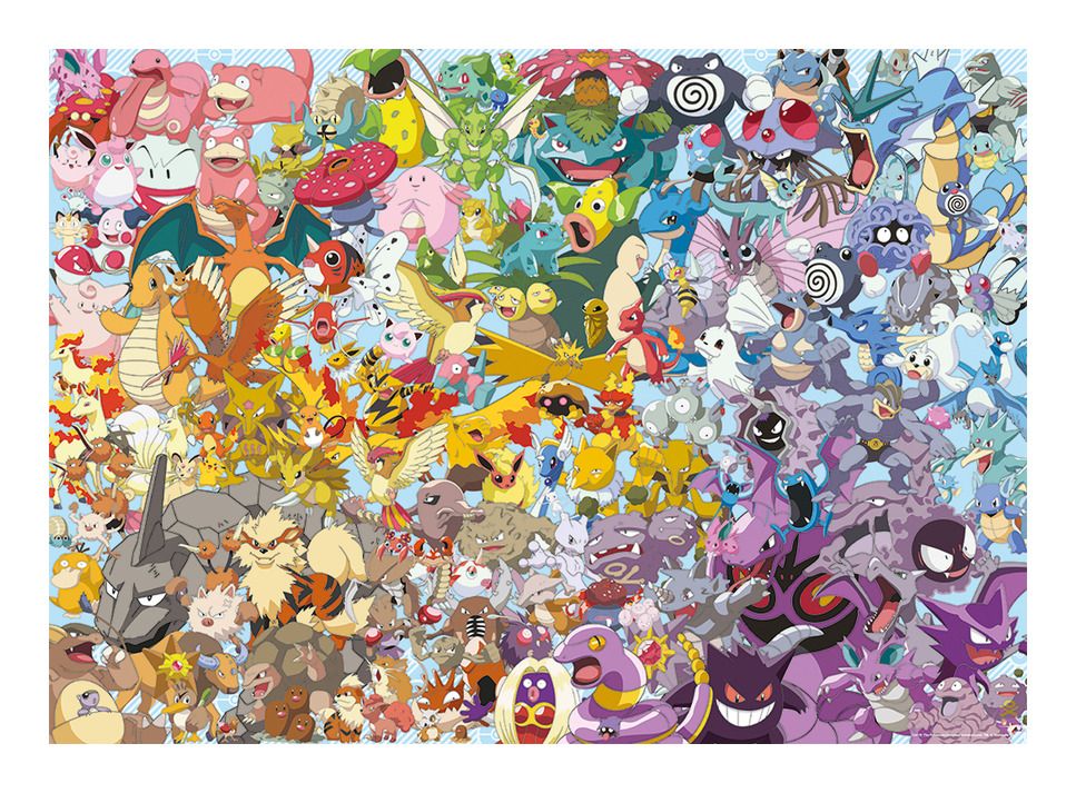 Challenge Pokemon 1000 Piece Jigsaw Puzzle
