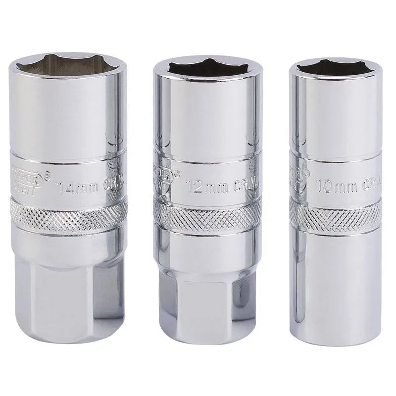 Draper 1/2" Sq Dr Set of Spark Plug Socket (3 Piece)