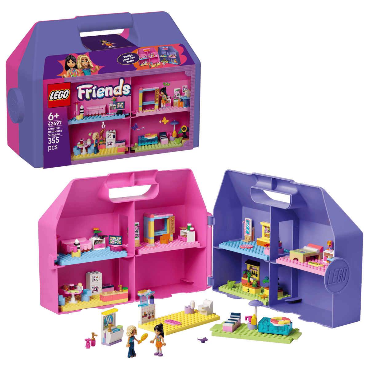 LEGO Friends 42697 Creative Dollhouse Suitcase