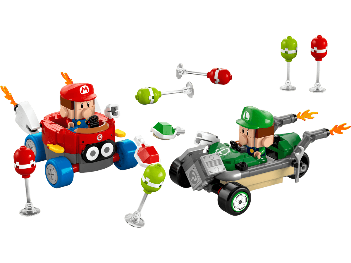 LEGO Super Mario 72034 Mario Kart Baby Mario vs. Baby Luigi