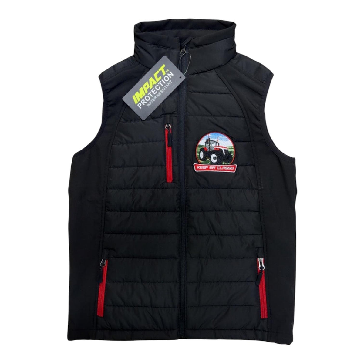 Impact Kids Massey Ferguson Softshell Gilet "Keep Her Classy"