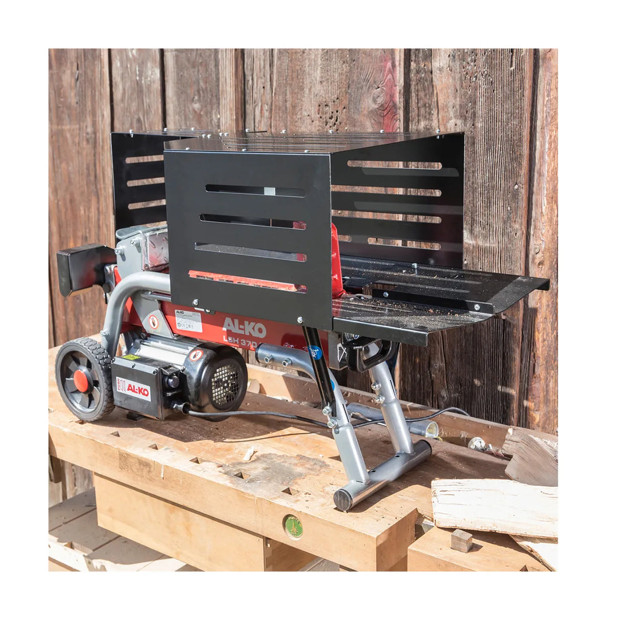 AL-KO LSH 370/4 Horizontal Electric Log Splitter With Guard (4 tonne)