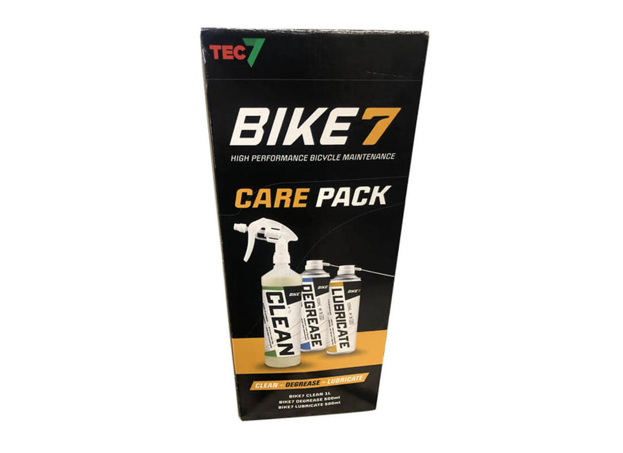 BIKE7 Care Pack - Complete Bicycle Maintenance Kit with Lubricate, Clean & Degrease