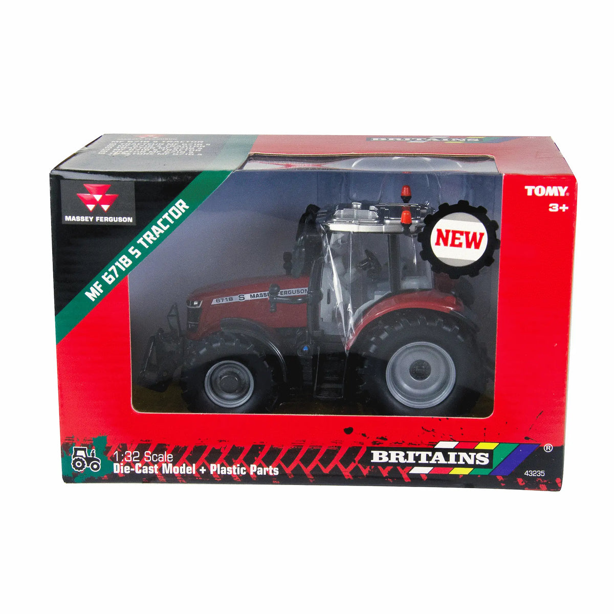 Britains Massey Ferguson 6718S Tractor 1:32 Scale Model 43235