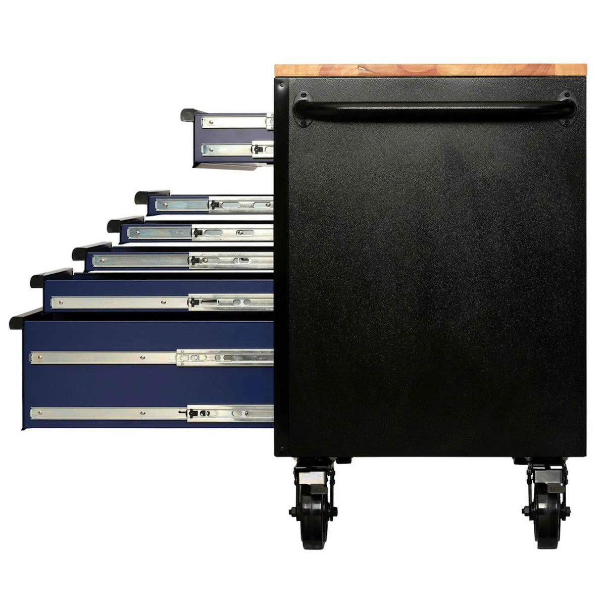 Bunker 10 Drawer Workbench Roller Tool Cabinet 56" Blue