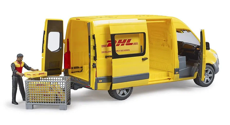 Bruder Mercedes Sprinter DHL with Driver Item