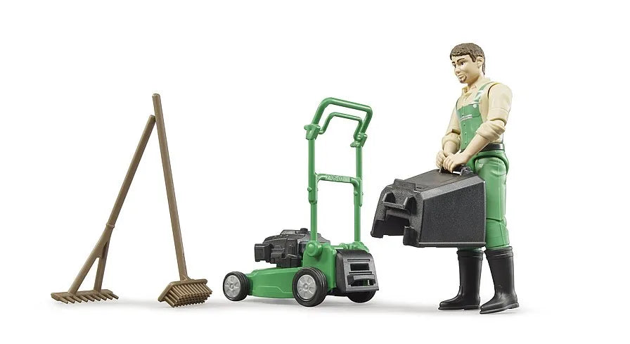 Bruder Gardener with equipment