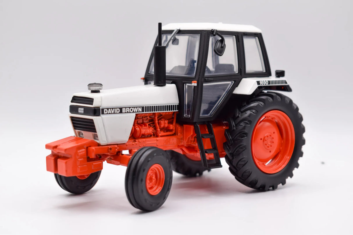 David Brown 1690 Model Tractor 1:32 Scale Die‑Cast 2WD by Universal Hobbies (1980‑84)