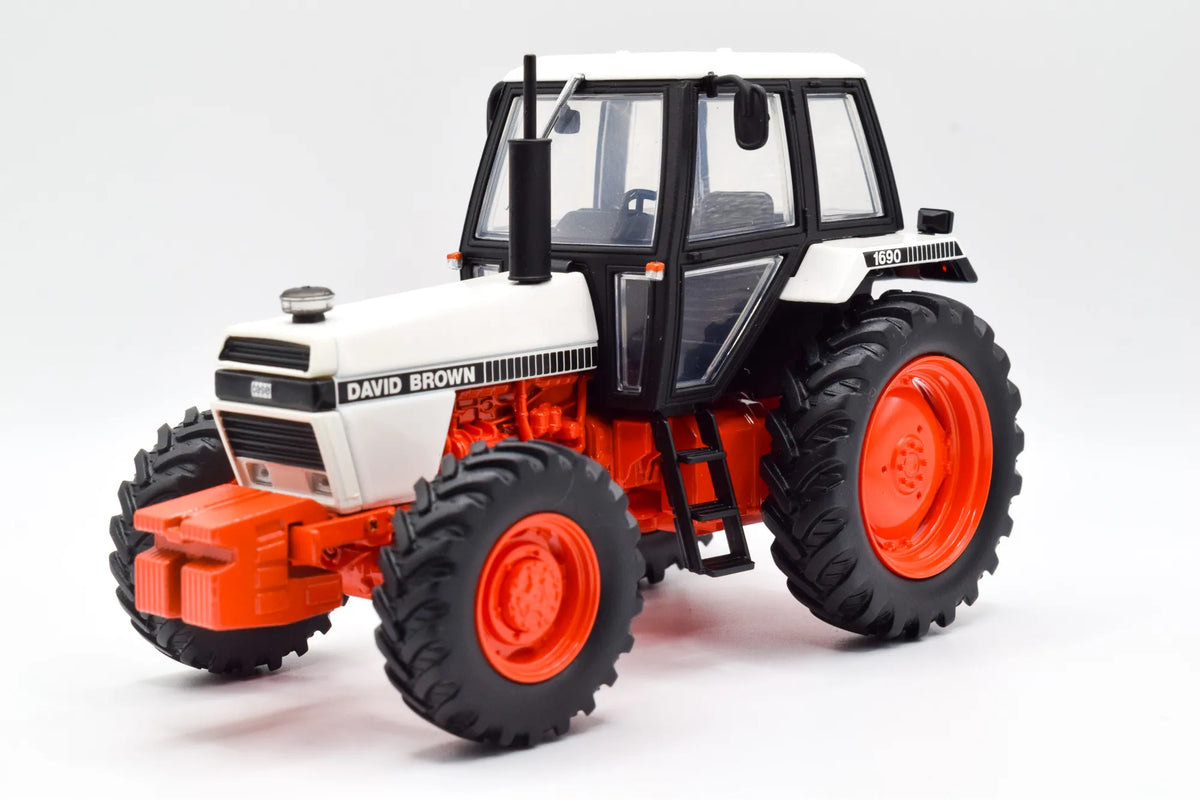 David Brown 1690 Model Tractor 1:32 Scale Die‑Cast 4WD by Universal Hobbies (1979‑83)