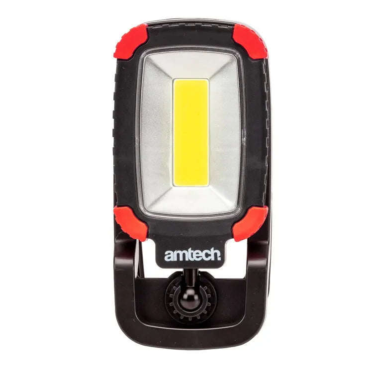Amtech DKS8183 5W COB USB Rechargeable Mini Worklight - Portable, High-Intensity LED with Magnetic Base