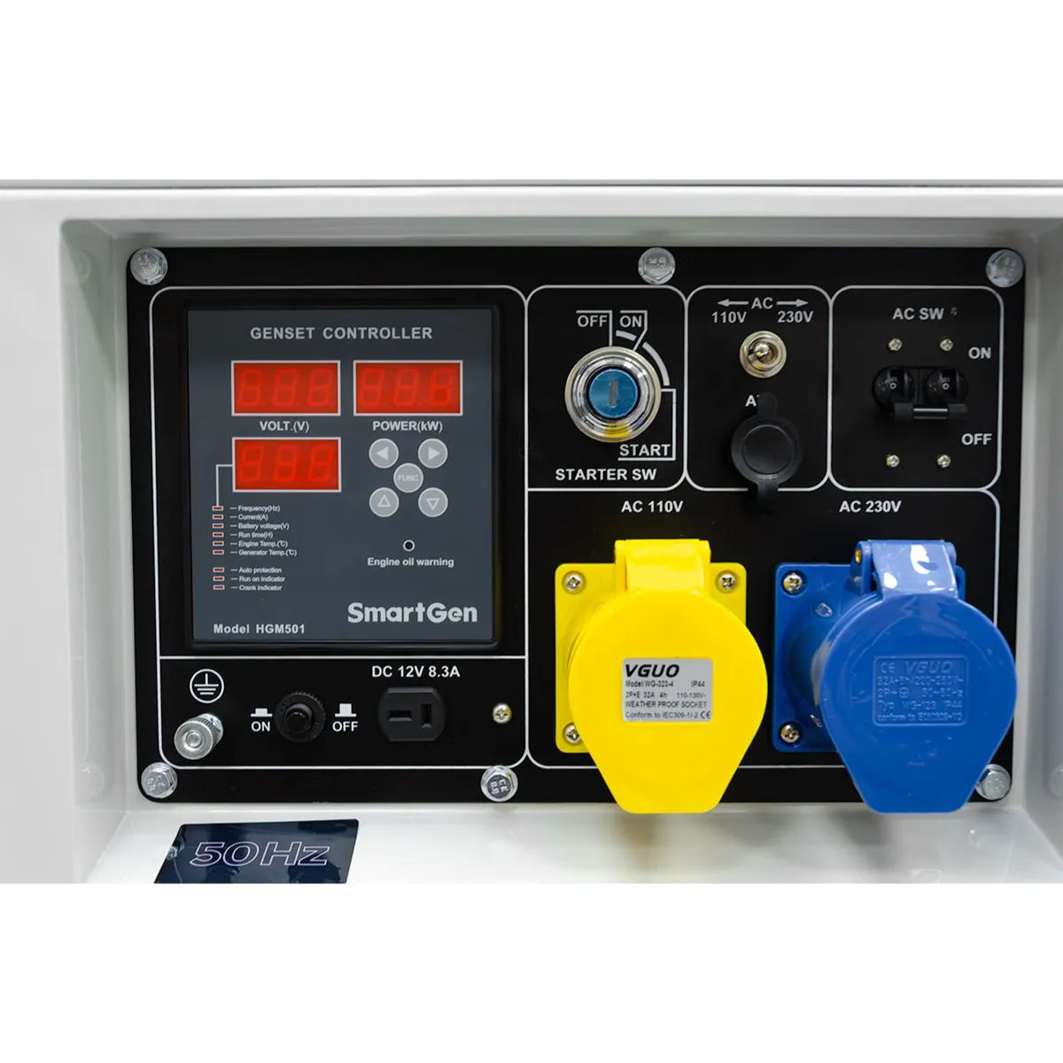 Jefferson 6.3KVA Silent Diesel Generator With Electric Remote Start AVR