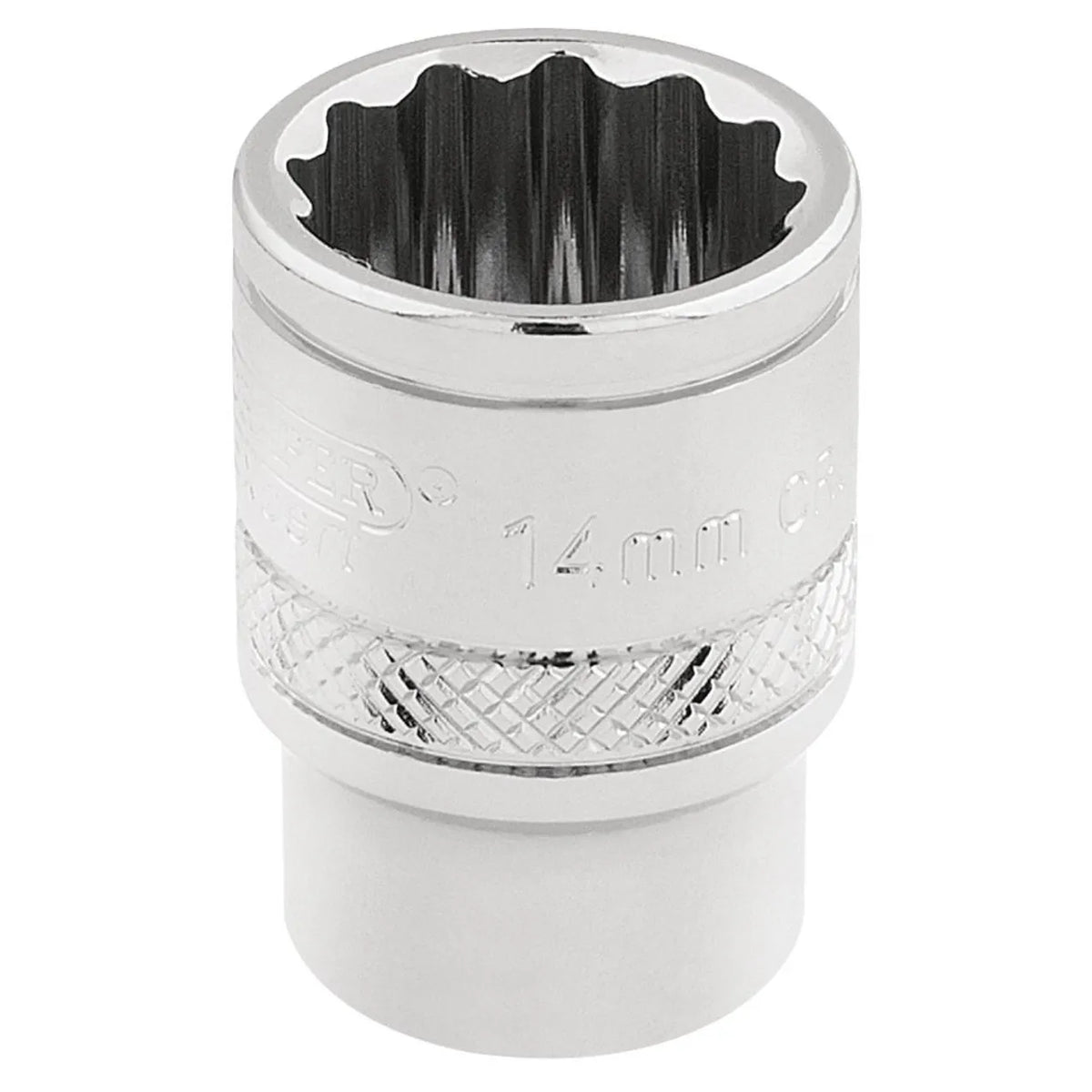 Draper HI-TORQ® 12 Point Socket, 3/8" Sq. Dr., 14mm
