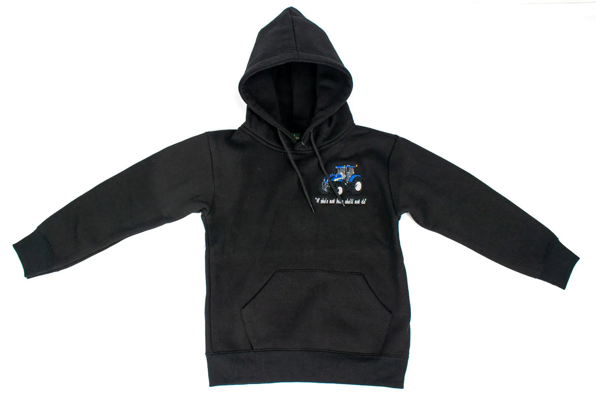 New Holland Kids Hoodie "If she's not blue, she won't do"