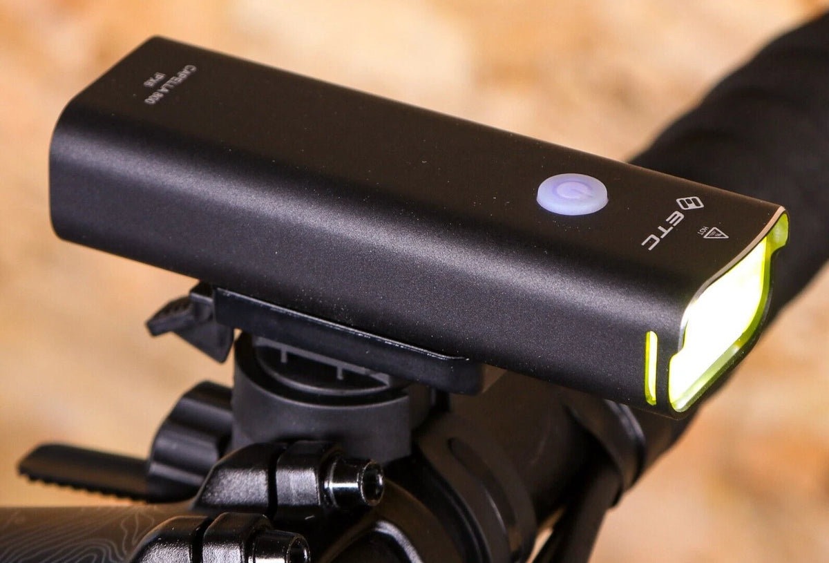 ETC Capella 800 Lumen USB Rechargeable Front Bike Light - IPX6 Waterproof, >200 m Beam (ELA5122)