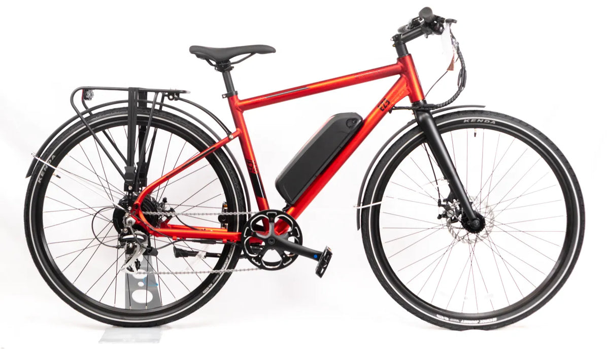 EzeGo Commute EX Gents Red Electric Bike