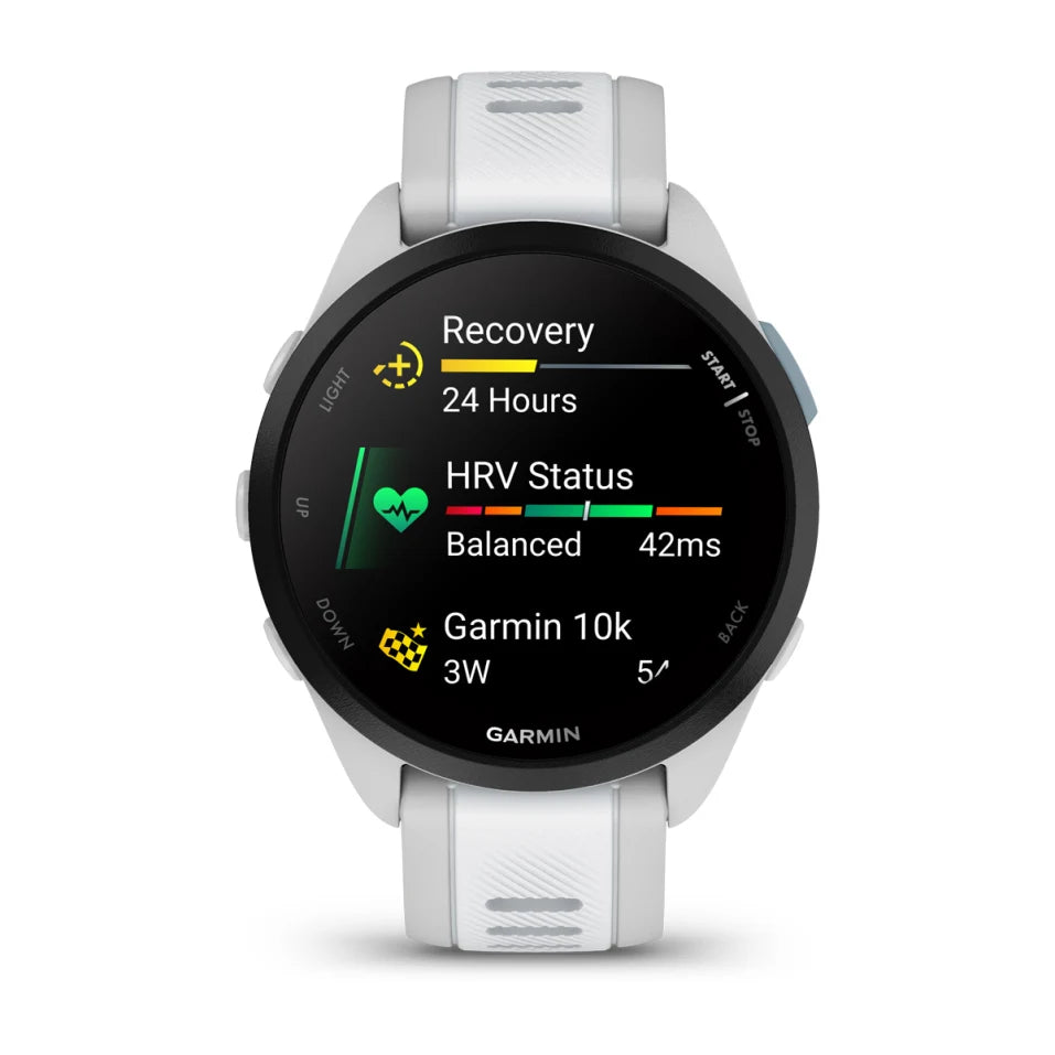 Garmin Forerunner 165 GPS Running Watch - Mist Grey/Whitestone, Fitness & Health Tracker