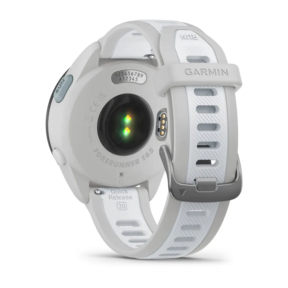 Garmin Forerunner 165 GPS Running Watch - Mist Grey/Whitestone, Fitness & Health Tracker