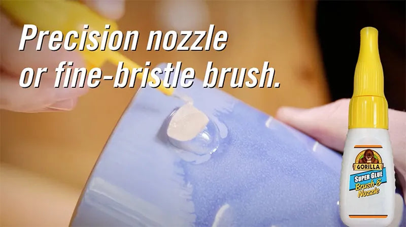 Gorilla Super Glue Brush and Nozzle 12g