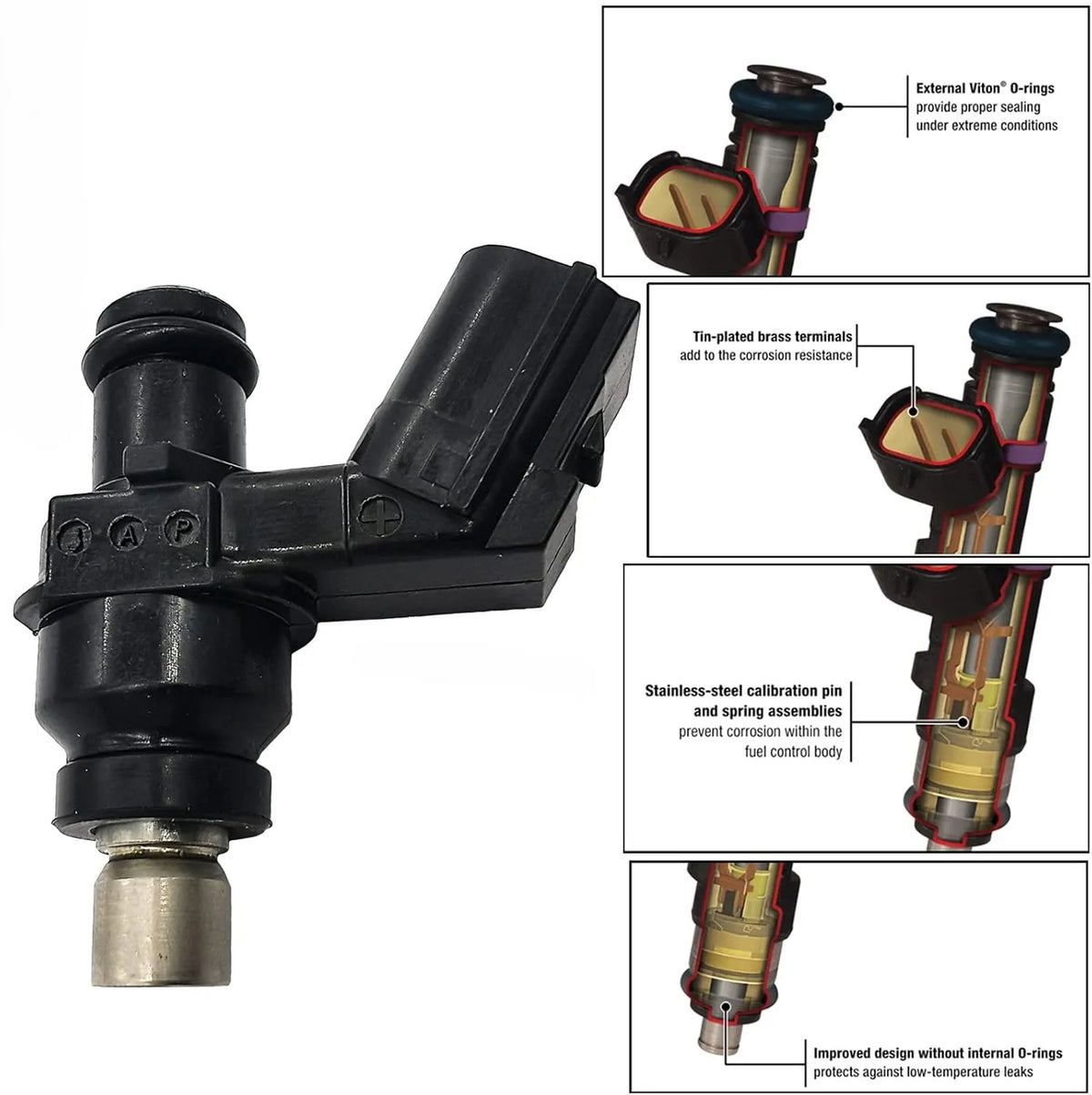 Honda Genuine Fuel Injector 16450-HR3-A43 for TRX420, TRX500, TRX520 & SXS Models (2014-2023)