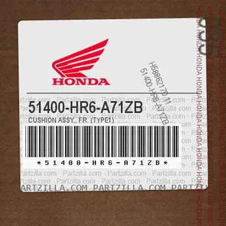 Honda OEM Front Shock Absorber | 51400-HR6-A71ZB - Genuine Replacement for Honda ATV Models