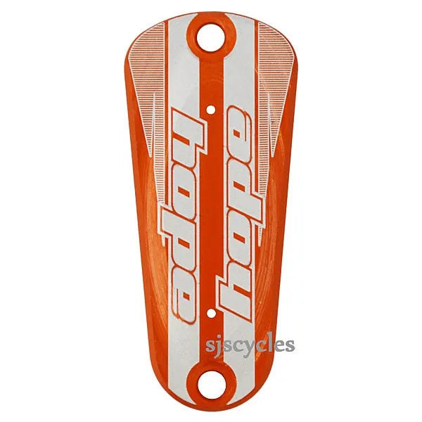 Hope Tech 3 Reservoir Lid - Orange CNC Machined Brake Master Cylinder Cap | HBSP315C