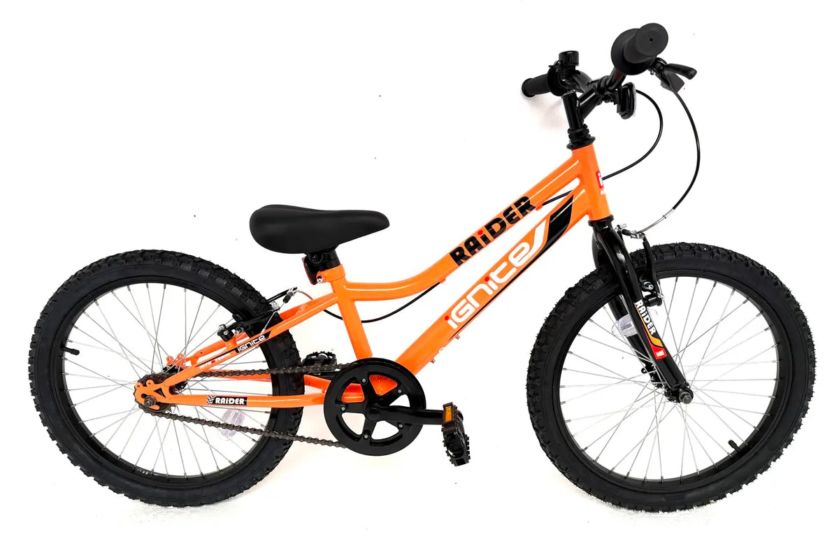 Ignite Raider 20 inch Boys Bike - Neon Orange