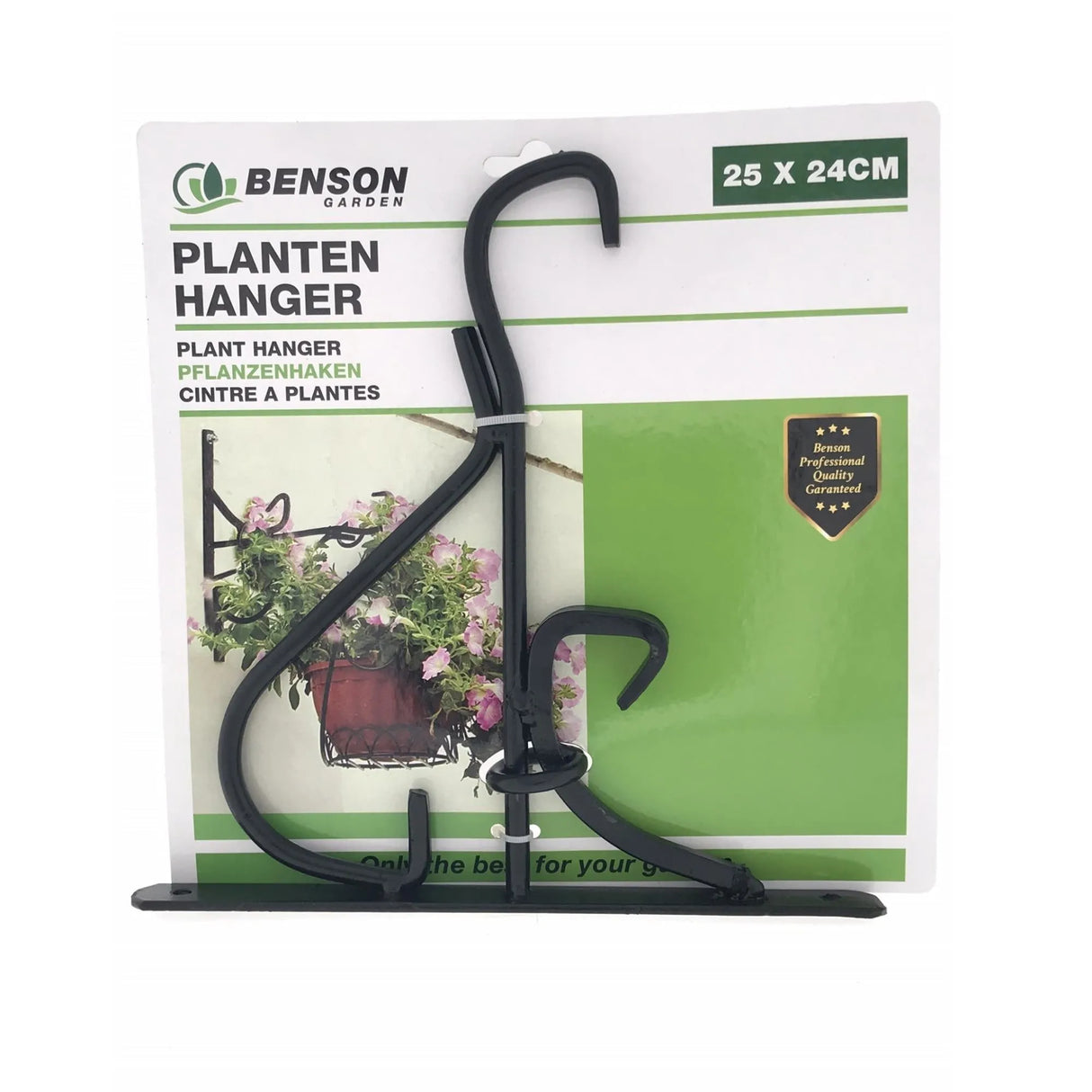 Benson Plant Hanger - Metal - 25 x 24 cm - Black