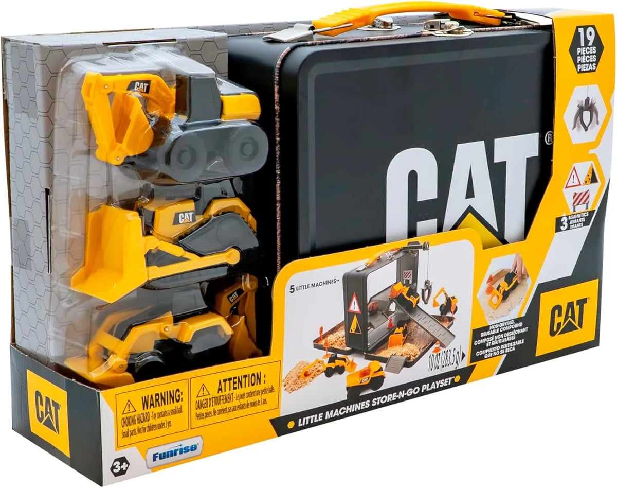 CAT Little Machines Store N GO Playset + Compound