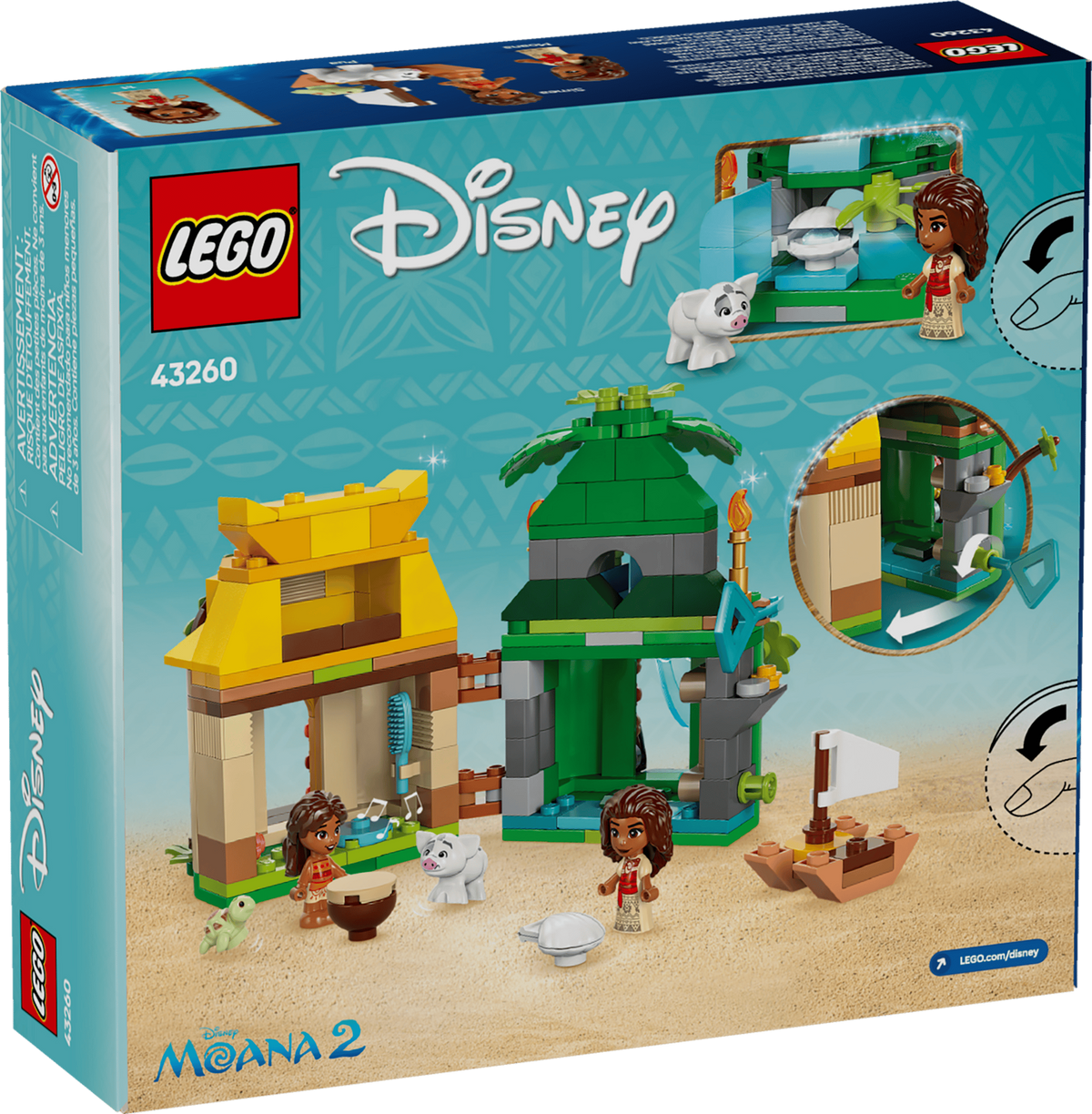 LEGO Disney 43260 Moanas Island Fun