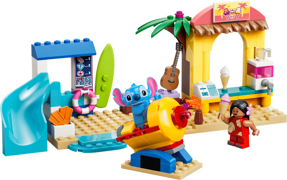 LEGO Disney 43280 Beach Fun with Lilo & Stitch