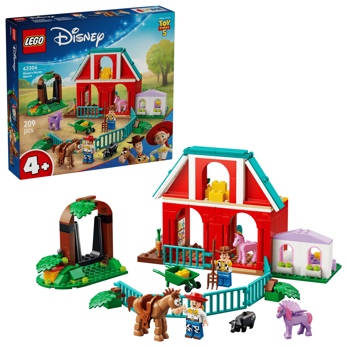 LEGO Disney 43304 Blazes Horse Ranch