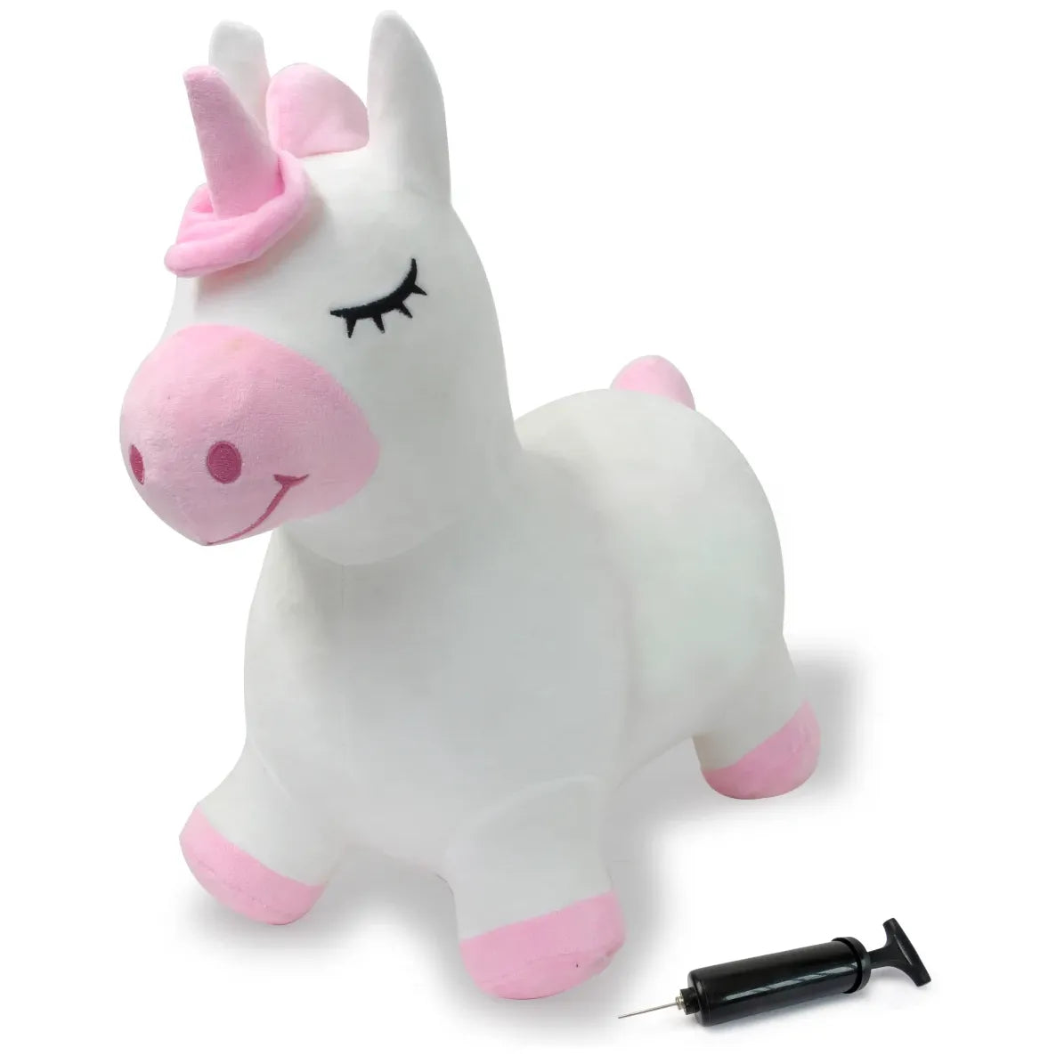 JAMARA - HoppyDoo Plush Unicorn Bouncy Hopper (Pump Included)