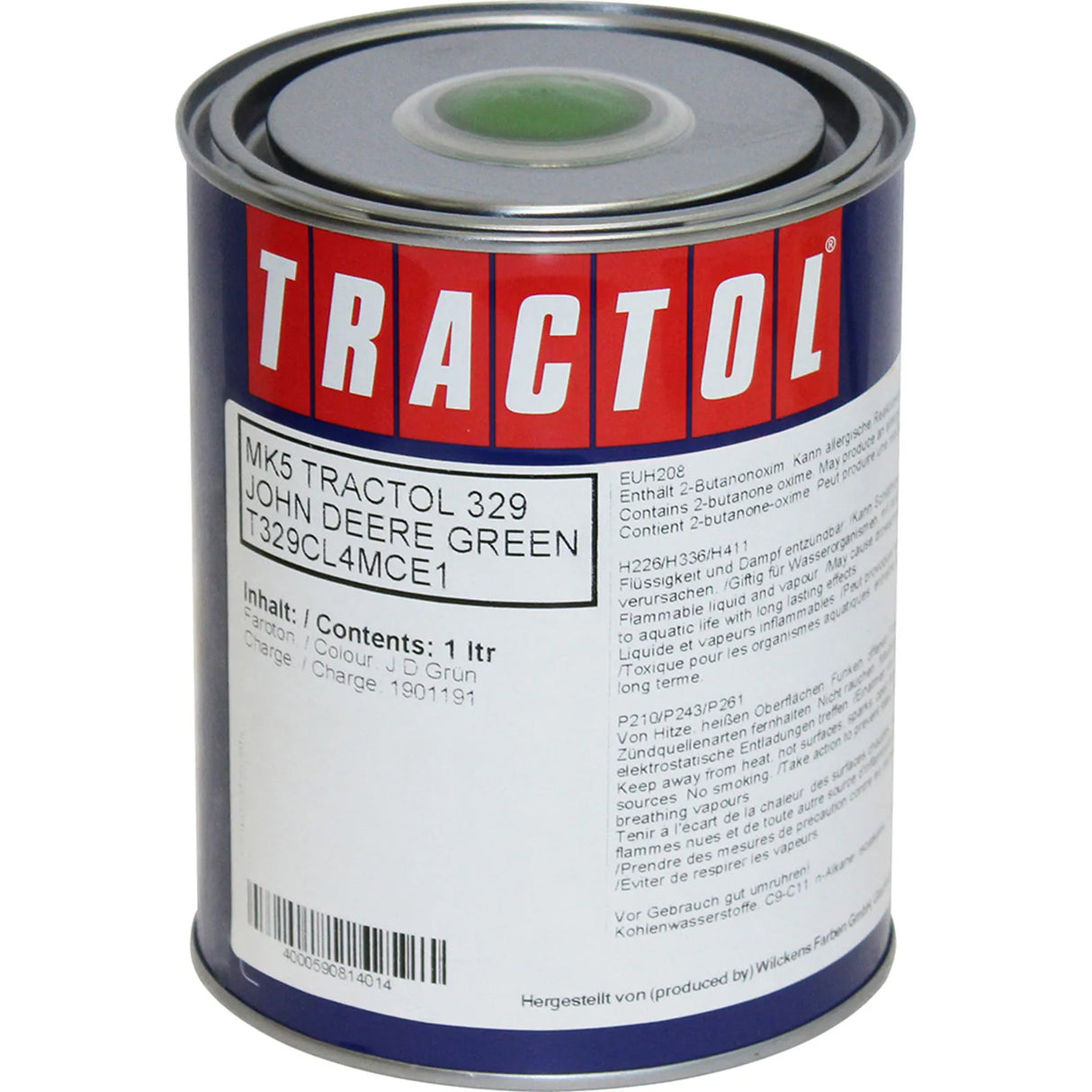 John Deere Green Paint - 1 Litre MK5 High Gloss Agricultural & Machinery Finish