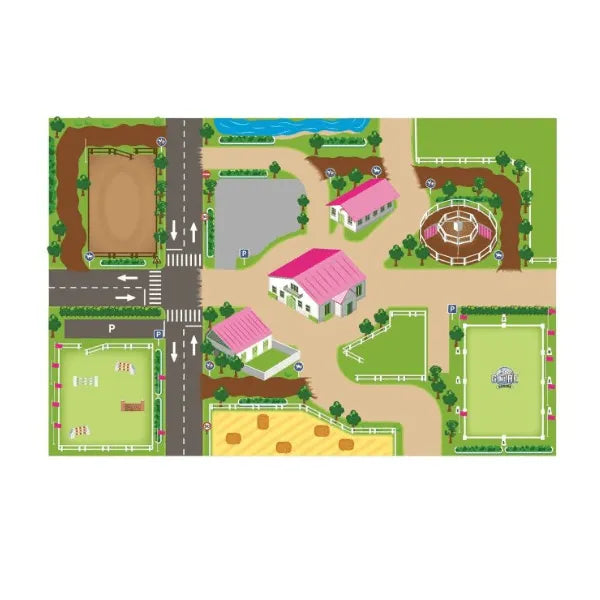 Kids Globe Pink Horse Riding Play Mat