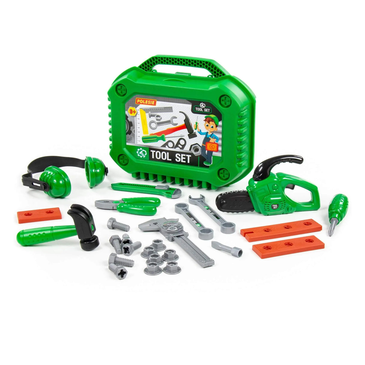 Kids Green Toolset 26 Piece Set