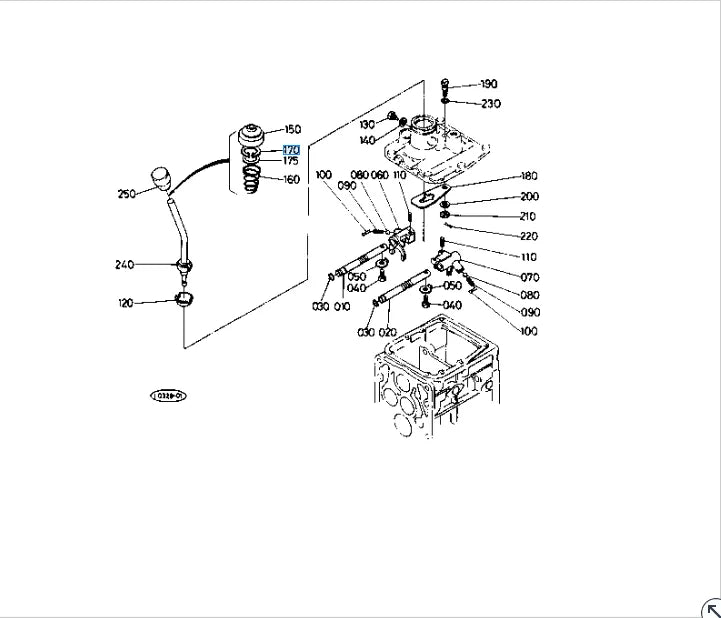 Genuine Kubota Internal Circlip 04611-00380