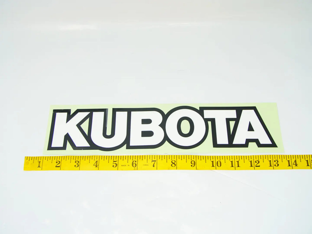 Kubota Decal 76611-47694 - Genuine OEM Label for Mowers, Tractors & Excavators
