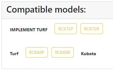 Kubota Rod Rear K5681-51172 | Reliable Mower Linkage Replacement for RCK60P & RCK72P Series