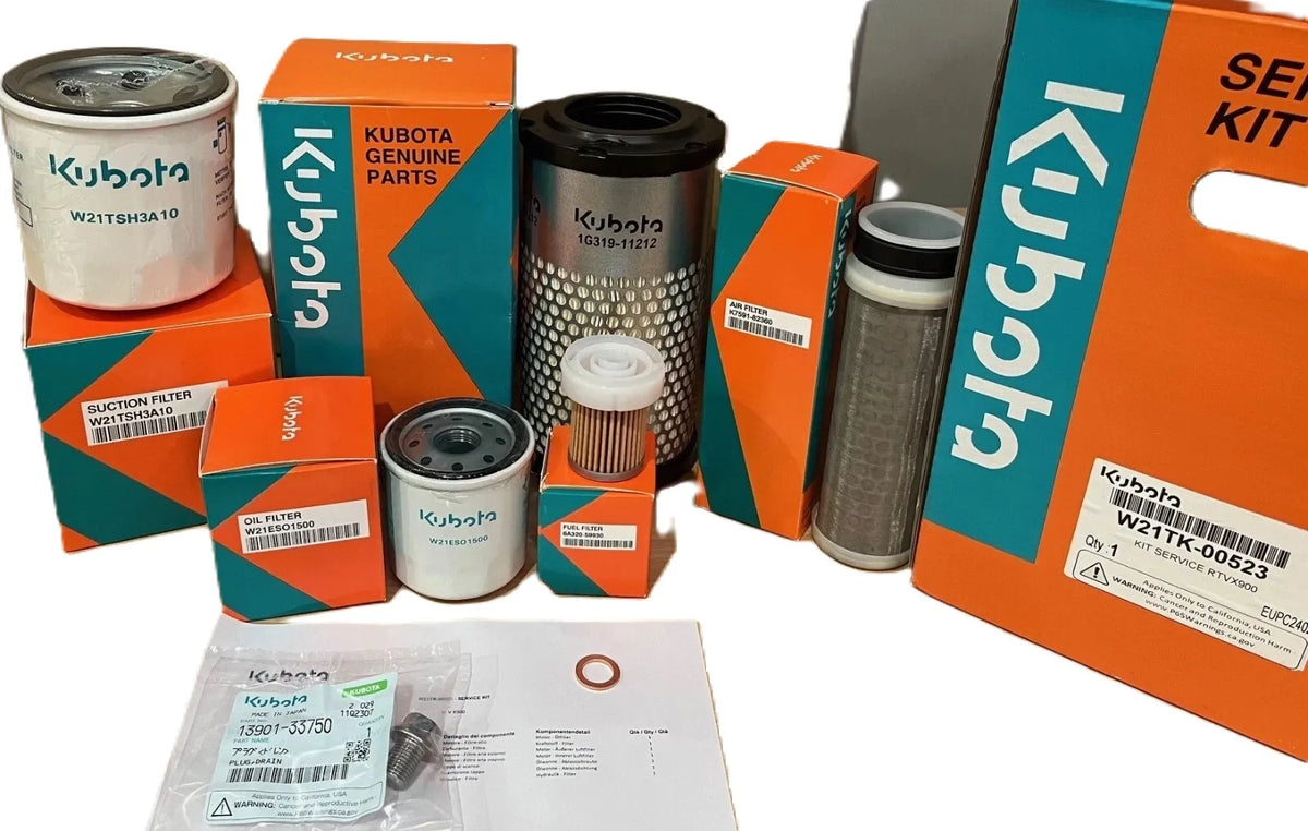 Kubota RTV-X900 1000 Hour Service Kit - W21TK00523 Engine & Hydraulic Filters